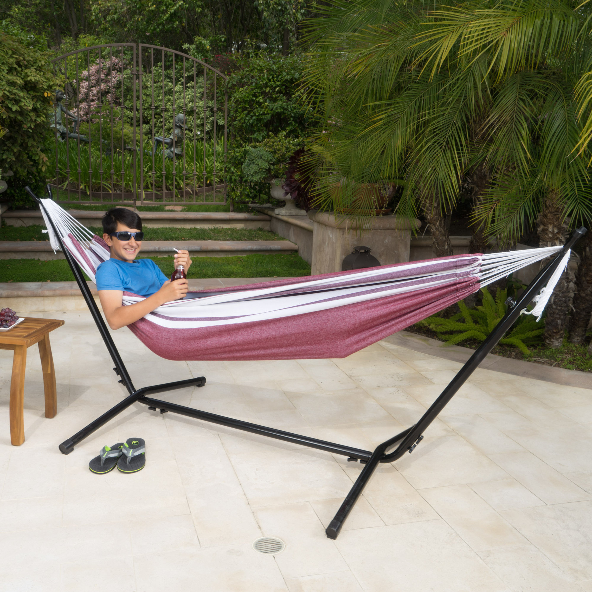 Haywood Outdoor Portable Hammock with Stand & Reviews Joss & Main